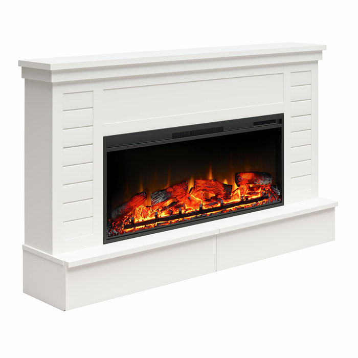 Symple Stuff Zinia 64'' W Electric Fireplace Wayfair